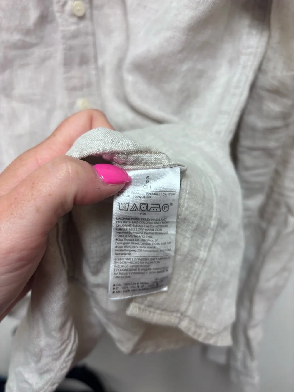 Banana Republic Slim Fit Linen Shirt
